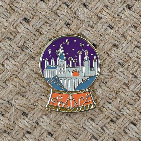 Magical World Crystal Ball Enamel Pin - Cooperation Series - Enamel Lapel Pin - Plated Badge for Clothing, Bags, and Lanyards in Saudi Arabia