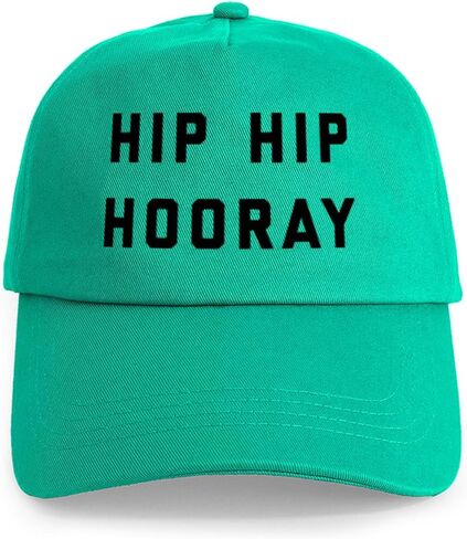 قبعة CafePress Hip Hip Hooray قبعة بيسبول قابلة للتعديل in Kuwait