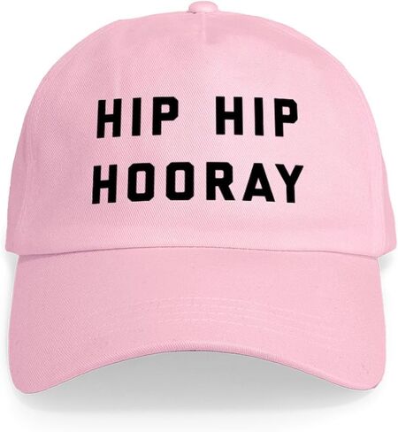 قبعة CafePress Hip Hip Hooray قبعة بيسبول قابلة للتعديل in Kuwait