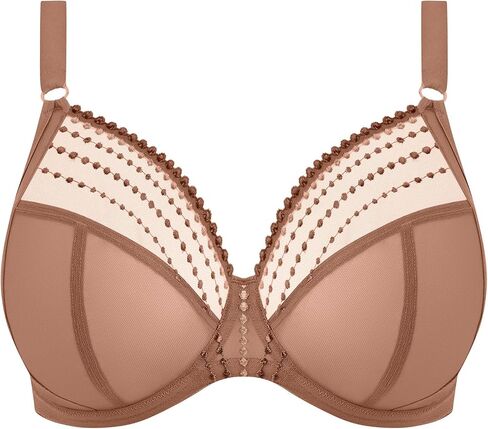 Elomi Women's Matilda Underwire Plunge Bra, Praline, 36G in Saudi Arabia