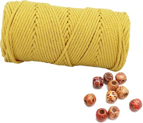 Macrame Cord 2mm x 220 Yards Army Green,Natural Cotton Macrame Rope 4 Strands Twisted Macrame Cotton Cord for Wall Hanging,Cotton Rope Macrame 2mm Twine for Crafts,Bakers Twine, Gift Wrapping Twine in Kuwait