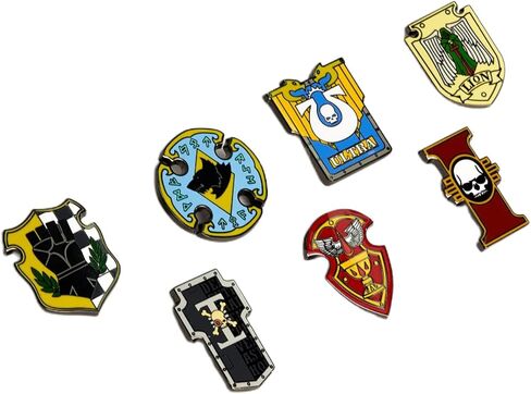 Starforged Compatible with Warhammer 40k Heraldries of the Chapters theme colored shield Pin1 PC in Saudi Arabia