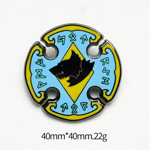 Starforged Compatible with Warhammer 40k Heraldries of the Chapters theme colored shield Pin1 PC in Saudi Arabia