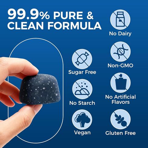 TRUEHEALTHIC Methylene Blue Gummies, for Cognitive Support & Mental Focus, Clean 5mg of Methylene Blue Per Gummy, 99.9% Pure, Vegan, Non-GMO, 30 Gummies in Kuwait