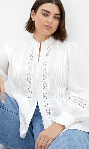 City Chic Women's Plus Size Shirt - Whimsical in Saudi Arabia