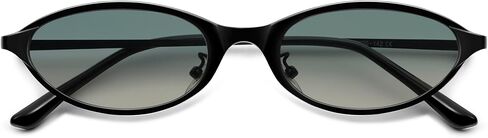 SOJOS Trendy Oval Cat Eye Sunglasses for Women, Chic 80s 90s Retro Small Narrow Sunnies SJ1287 in Saudi Arabia