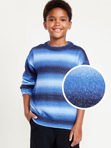 Old Navy SoSoft Oversized Crew-Neck Sweater for Boys - Mount Shasta in Saudi Arabia