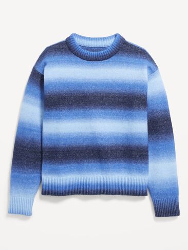 Old Navy SoSoft Oversized Crew-Neck Sweater for Boys - Mount Shasta in Saudi Arabia
