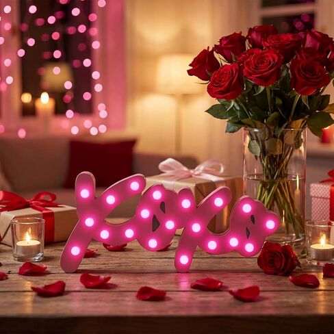 Canlierr Rustic Mr and Mrs Sign for Wedding Table, 31in Light up Large White Mr and Mrs Sign Wooden Letters, Miss Decoration for Anniversary Wedding & Engagement, Gifts for Anniversary Engagement in Saudi Arabia