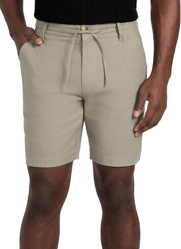 GUESS Men's Fletcher Linen Draw Cord Short in Saudi Arabia
