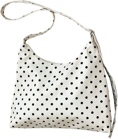 حقائب يد نسائية من RoseSeek Preppy Polka Dots بسحاب إغلاق وحزام كتف قابل للتعديل in Saudi Arabia