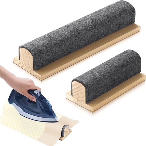 Threehoney 3 Size Pressing Bar مع Clapper Wool Quilters Clapper 7 ، 9.5 ، أداة خياطة خياطة محترفة 12 بوصة in Kuwait