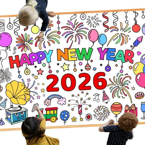 Leezead US Map Coloring Poster, 33"x 54" Giant United States Map Coloring Poster Tablecloth for Boys Girls Birthday Home School Classroom Art Activities in Kuwait