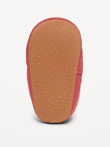 Old Navy Velvet Ballet Flats for Baby - Red Velvet in Saudi Arabia