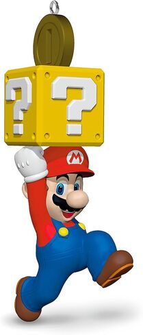 Hallmark Keepsake Christmas Ornament, Nintendo Super Mario with Question Block, Gifts for Gamers in Saudi Arabia
