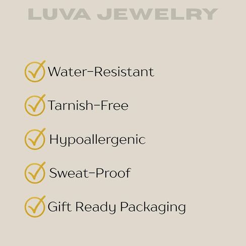 18K Gold Plated Hoop Earrings for Women, Waterproof Stainless Steel Huggie Hoops, Hypoallergenic Lightweight Everyday Minimalist Earring in Saudi Arabia