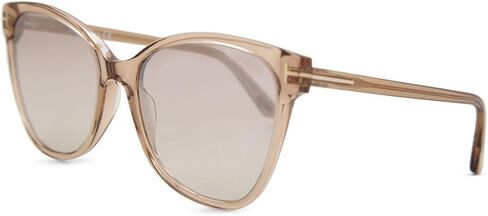 Tom Ford ANI FT 0844 Transparent Light Brown/Brown Shaded 58/18/140 women Sunglasses in Saudi Arabia
