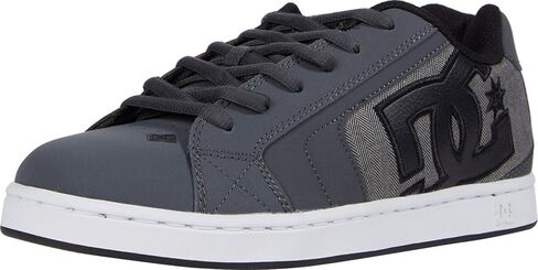 DC Men's Net Low Top Lace Up Casual Skate Shoe Sneaker, Black/Green Print, 11.5 in Kuwait