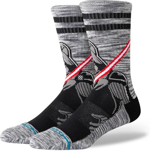 Stance Usisex Darth Crew Black MD (حذاء الولايات المتحدة للرجال 6-8.5 ، حذاء نسائي 8-10.5) بحجم واحد in Saudi Arabia