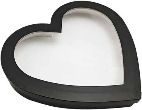 WENPACK 12inch Heart Shaped Gift Box With lid for Valentine's Day Charcuterie Sweet Food Birthday Treat (White) in Saudi Arabia