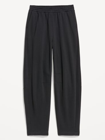 Old Navy Mid-Rise SoComfy Barrel Sweatpants - Black Jack in Saudi Arabia