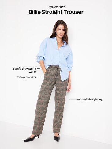 Old Navy High-Waisted Billie Faux-Leather Ankle Trouser - BOXWOOD in Saudi Arabia