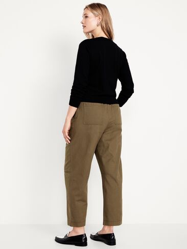 Old Navy High-Waisted Barrel Ankle Pants - REISHI in Saudi Arabia