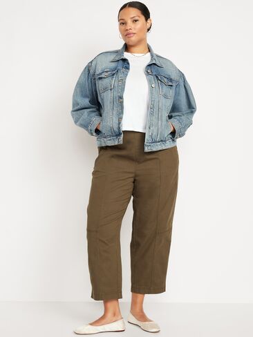 Old Navy High-Waisted Barrel Ankle Pants - REISHI in Saudi Arabia