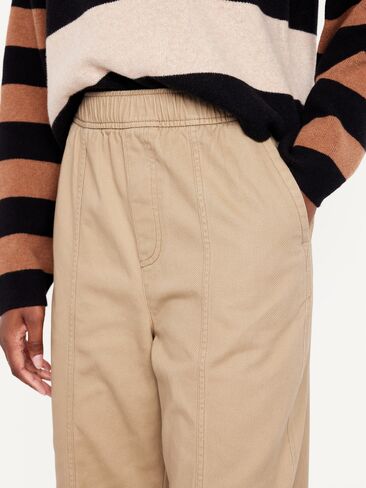 Old Navy High-Waisted Barrel Ankle Pants - Classic Khaki in Saudi Arabia