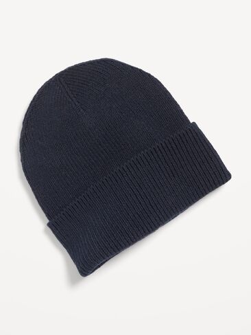 Old Navy Wide-Cuff Ribbed Beanie for Men - In the Navy in Saudi Arabia