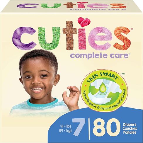 Cuties | Skin Smart, Absorbent & Hypoallergenic Diapers with Flexible & Secure Tabs | Bulk Case | Size 2 | 200 Count in Saudi Arabia