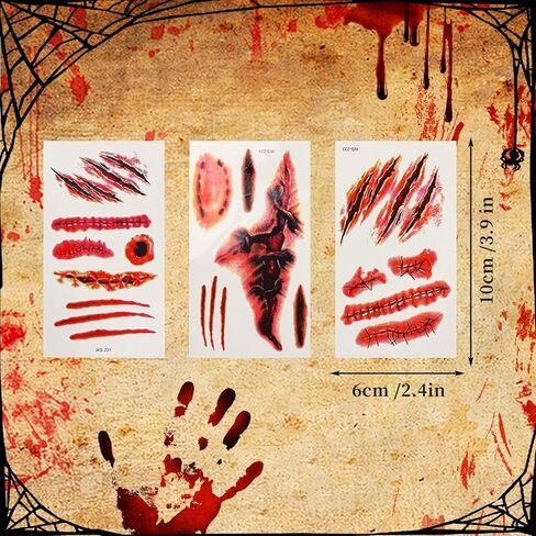 XYHKOBB Men's Zombie Prisoner Bloody Costume Halloween Horror Jail Costume in Saudi Arabia