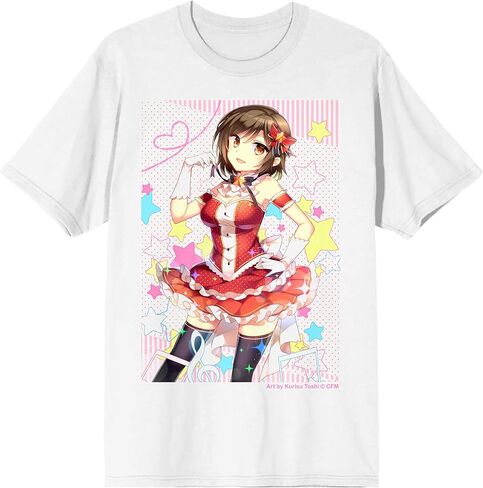 Bioworld Meiko Haigo Vocaloid Codename Hanako Men’s White Short Sleeve Tee in Saudi Arabia