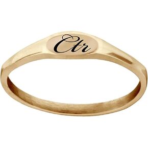 J183R Size 5-9 Pixi Stainless Steel Rose Gold Tone Ring Mormon One Moment In Time LDS CTR in Saudi Arabia