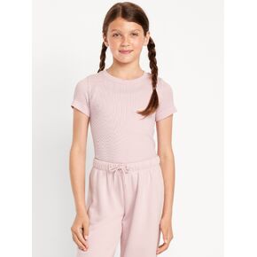 Old Navy Fitted Seamless Ribbed Performance Top for Girls - FAIRYTALE ROSE in Kuwait