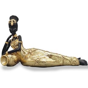 NUOYI PIEIN African Figurine Home Decor - African Art for Home Décor - Afrocentric Statues for Living Room - Coffee Table Centerpiece - Gift for Housewarming, Wedding in Kuwait