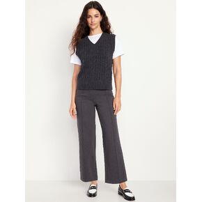 Old Navy Extra High-Waisted Stevie Straight Pants - Original Gray in Saudi Arabia