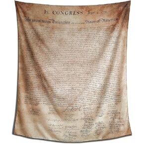 NAVNAWM Declaration of Independence Tapestry Poster Home Art Wall Decro for Dorm Bedroom 51×59 Inches in Saudi Arabia