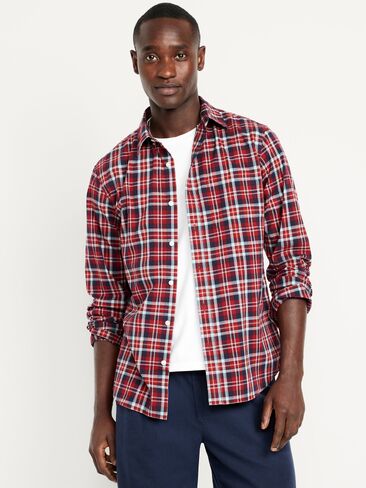 Old Navy Slim Fit Printed Everyday Shirt - Blaze of Glory in Saudi Arabia