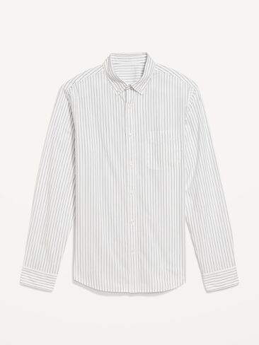 Old Navy Slim Fit Printed Everyday Shirt - OBSCURE NIGHT in Saudi Arabia