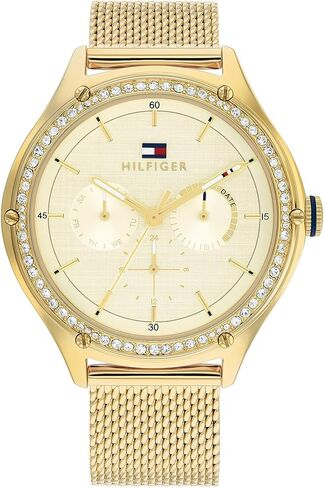 Tommy Hilfiger Women's Quartz Multi-Function Watch with Taupe Dial (Model: 1782658) in Kuwait