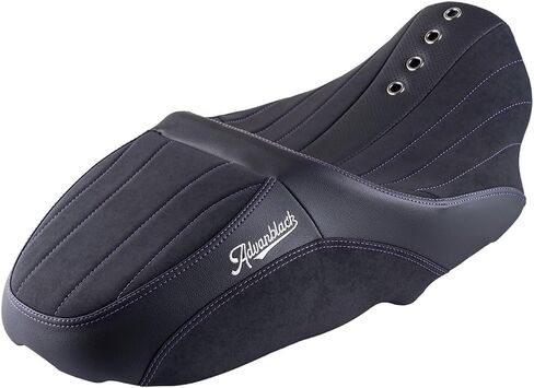 Advanblack Sik Baggers بجولة في مقعد مع خياطة مخصصة للفترة 2009-2023 Harley Road Glide و Street Glide و Road King & Electra Glide ， Gel-Lab Cushion و Synthetic Sued in Saudi Arabia