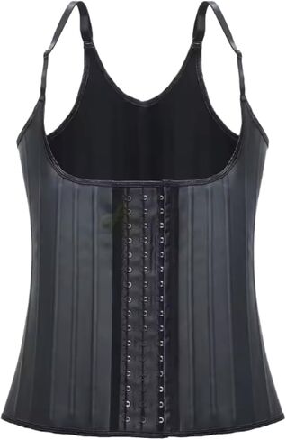 BGGJJ Women Latex Waist Trainer Binders Shapers Girdles Body Shapewear Sport Vest in Saudi Arabia