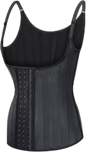 BGGJJ Women Latex Waist Trainer Binders Shapers Girdles Body Shapewear Sport Vest in Saudi Arabia