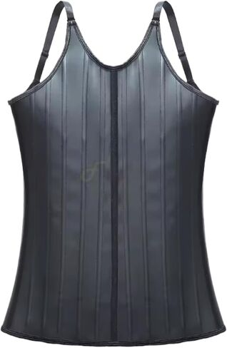 BGGJJ Women Latex Waist Trainer Binders Shapers Girdles Body Shapewear Sport Vest in Saudi Arabia