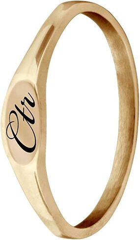 J183R Size 5-9 Pixi Stainless Steel Rose Gold Tone Ring Mormon One Moment In Time LDS CTR in Saudi Arabia