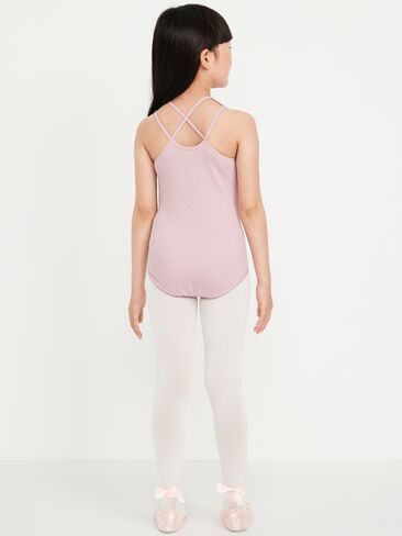 Old Navy Seamless Fitted Sleeveless Leotard for Girls - FAIRYTALE ROSE in Kuwait