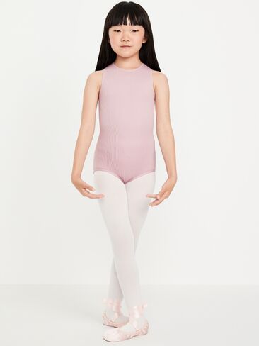 Old Navy Seamless Fitted Sleeveless Leotard for Girls - FAIRYTALE ROSE in Kuwait