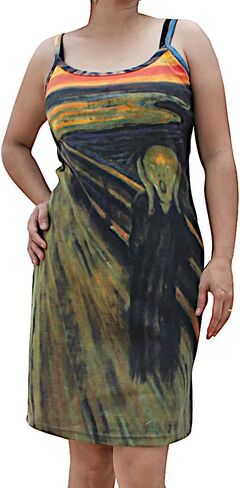 RaanPahMuang Vangogh Klimt Dali Monet Mucha Artwork Womens Fashion Dress in Saudi Arabia