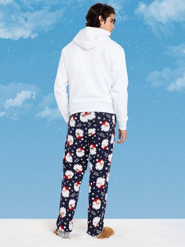 بنطال بيجامة من الفلانيل من Old Navy للرجال - جولي سانتا (يتوافق مع العائلة!) in Saudi Arabia